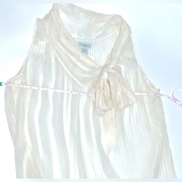 NW with detail Tracy Reese Sleeveless Silk Top, Tan Ivory
Size 8 - Picture 5 of 8